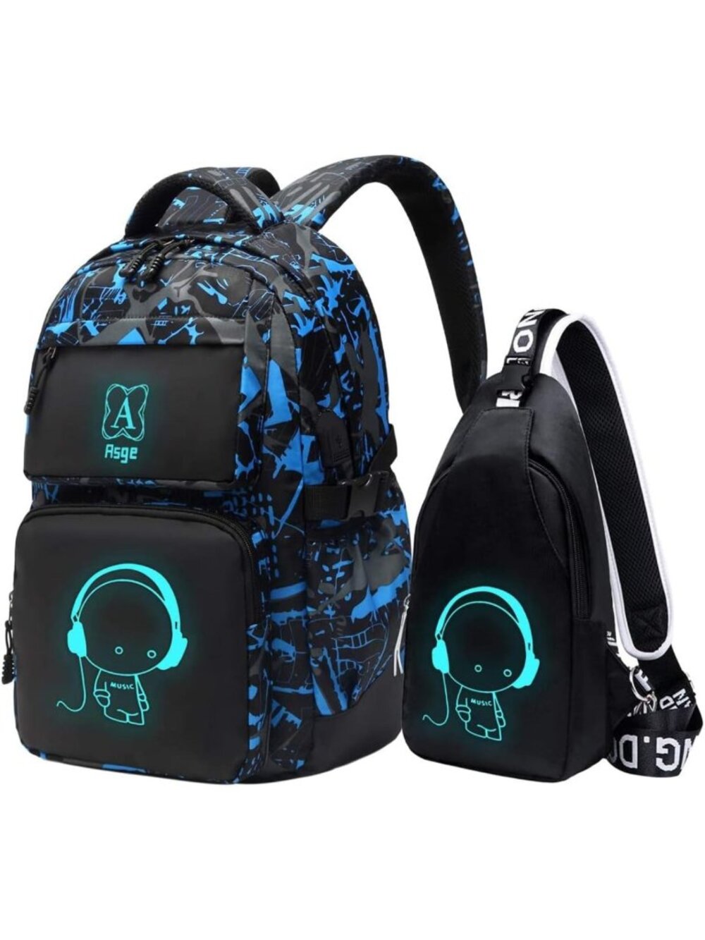Camo Waterproof Backpack for Boys - School, Travel & Middle School Bookbag